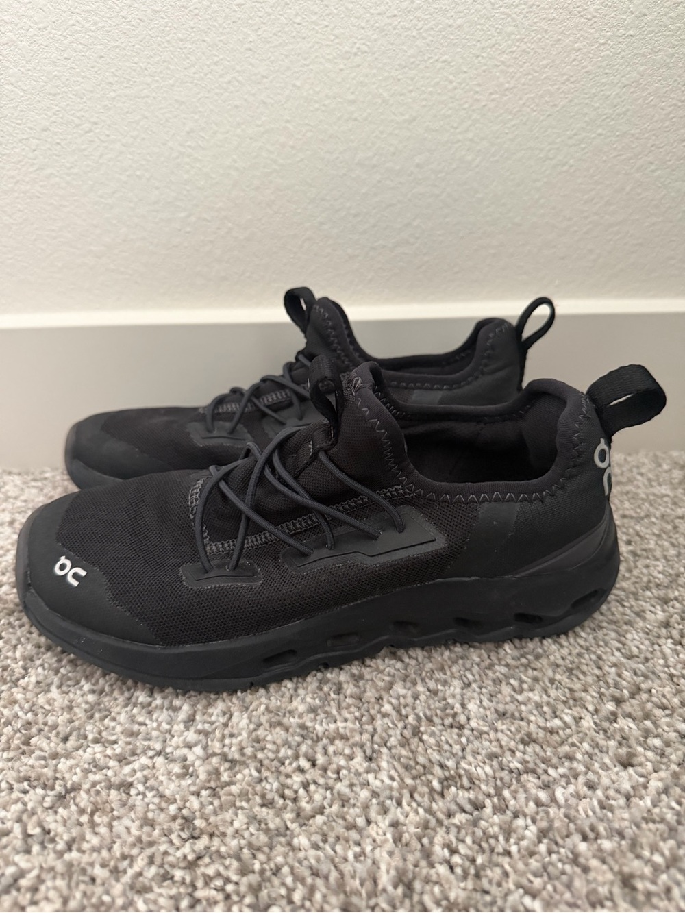 On Running Kids Black Slip-On Sneaker